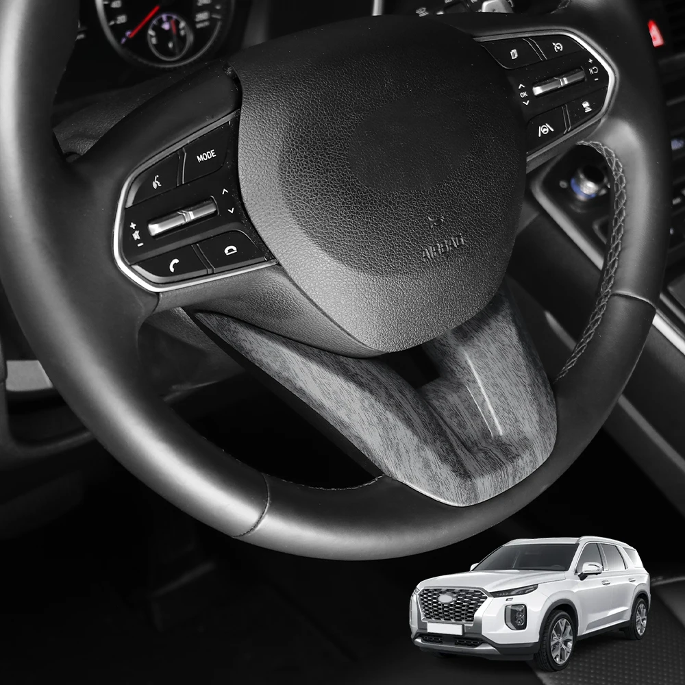 For Hyundai Palisade 2020-2022 LHD/RHD ABS Car Steering Wheel Frame Cover Trim Interior Accessories