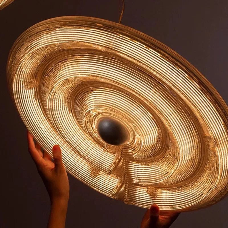 Glas-Kronleuchter, modernes, einfaches Restaurant, Bar, Verkaufsbüro, Modellzimmerleuchte