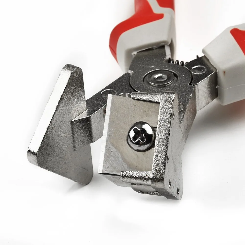 7 промышленных прямоугольных плоскогубцев, ножницы с резиновой полосой, пластиковые ножницы, угловые V-образные кусачки для резки дверей, 90 градусов