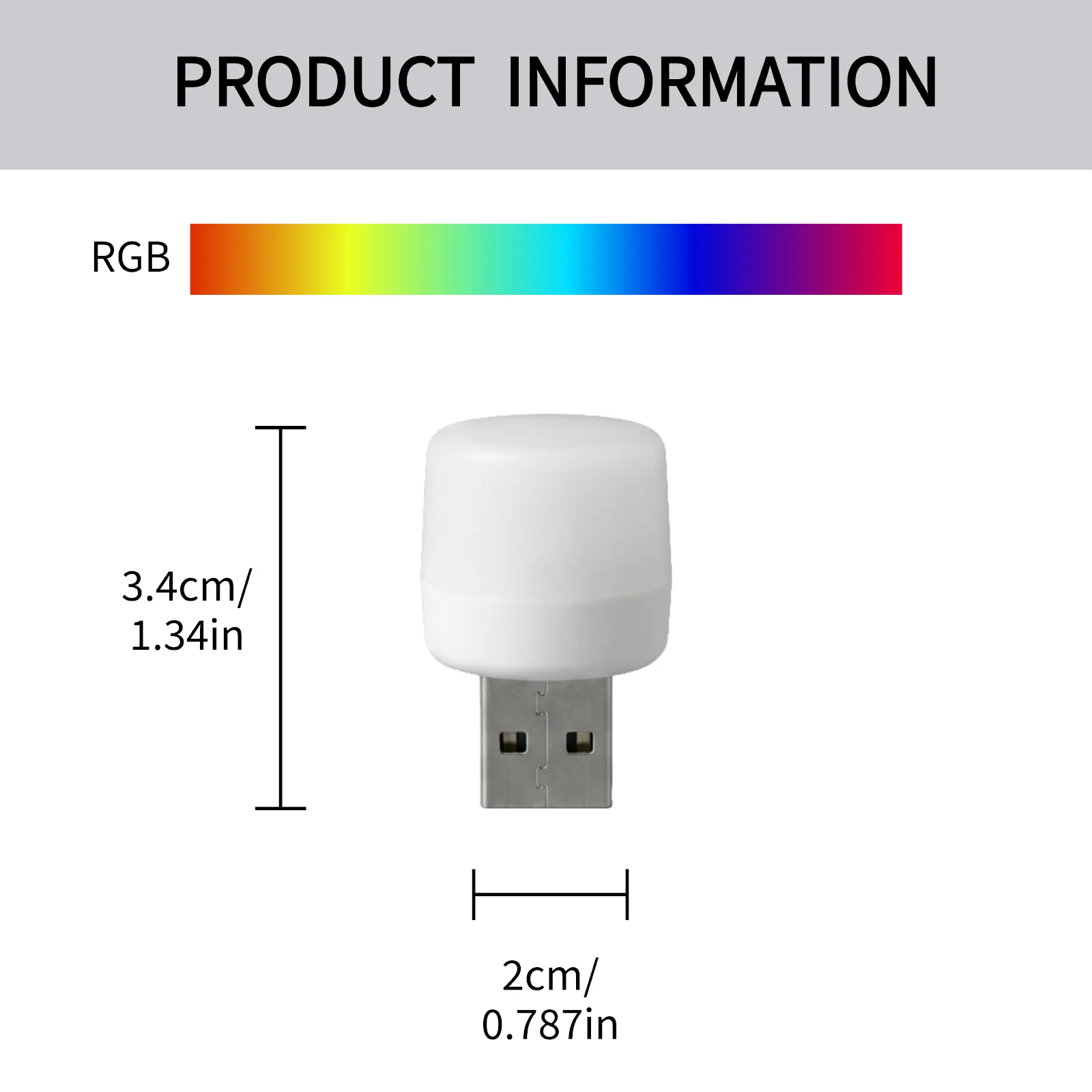 8pcs USB Rechargeable Mini Round LED Night Light, Portable Eye Care Light for Bedroom, Dorm, Study Desk