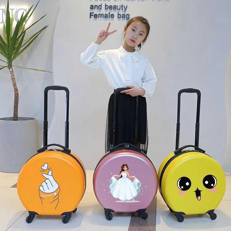 Child luggage small suitcase 18-inch boys and girls baby cartoon suitcases universal wheel student boarding trolley case