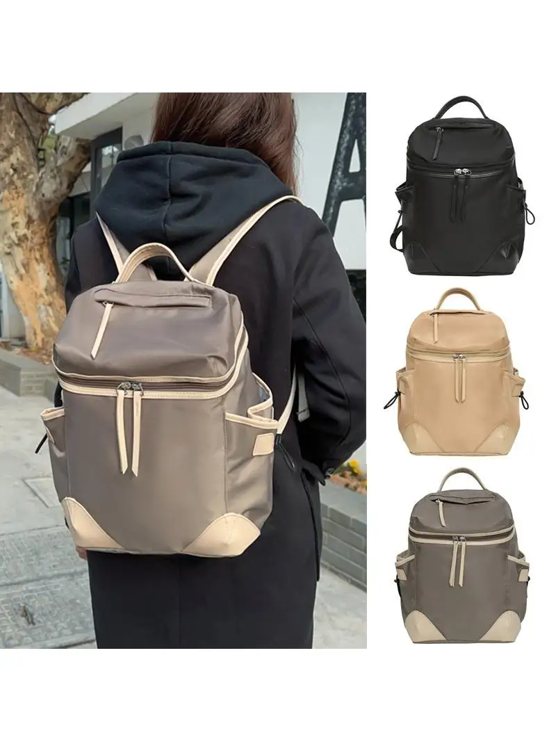 

New Ladies Lightweight Travel Backpack High Aesthetic Value Double Shoulder Bag Large Capacity Short Term Business Trip Bag