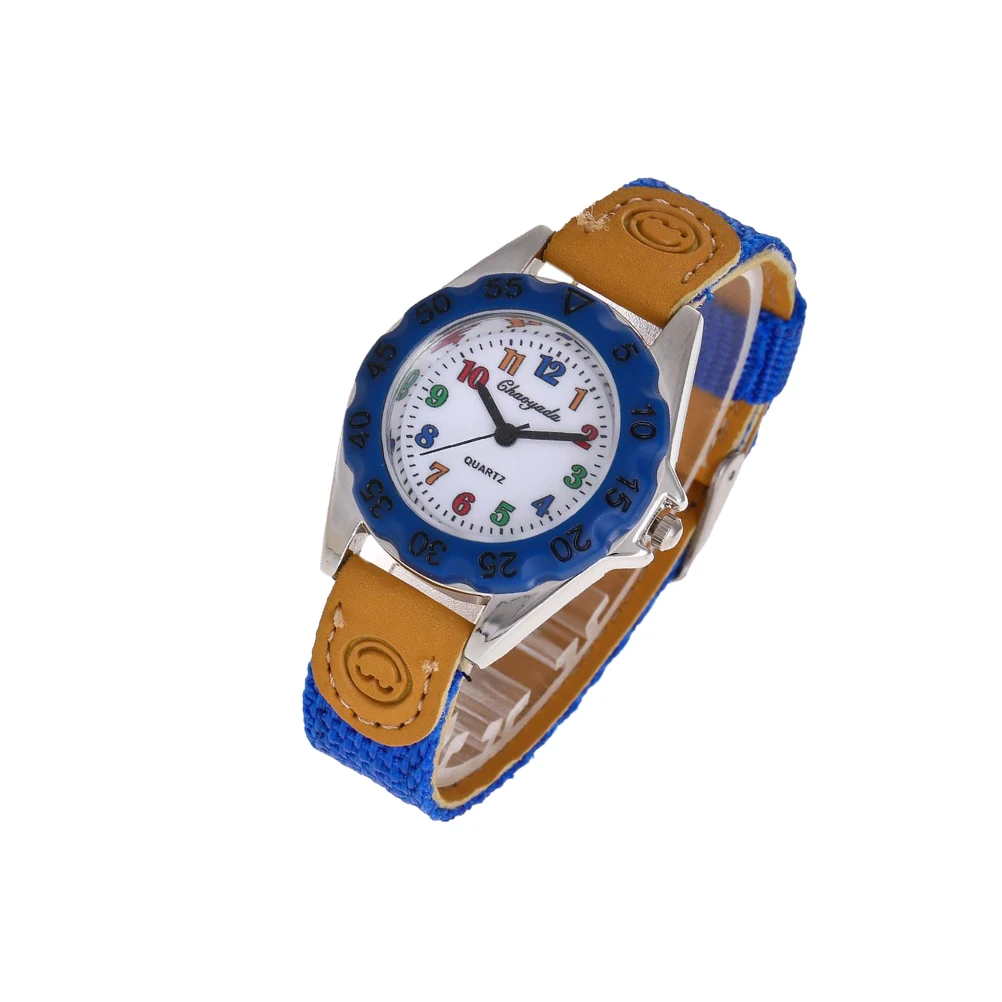 

Cartoon Child Watch Quartz Movement Kids Fashionable Students Wrist Watches Girls Watches Durable Soft Strap Safe Wear Precise