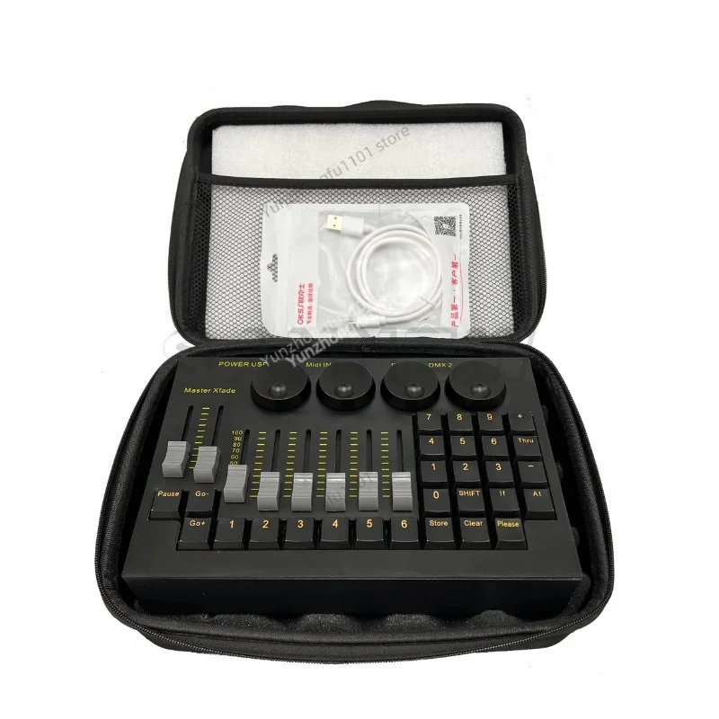 USB DMX Lighting Controller Mini Command Wing Compatible MA2 onPC Stage Light Console DJ Wedding Disco Party