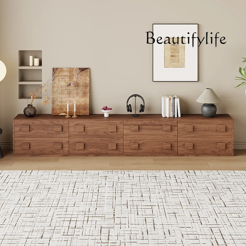 

X Storage Dark Brown Tv Stand Design Normal Vertical Wooden Minimalist Tv Stand Modern Nordic Mueble Para Televisor Furniture Ho