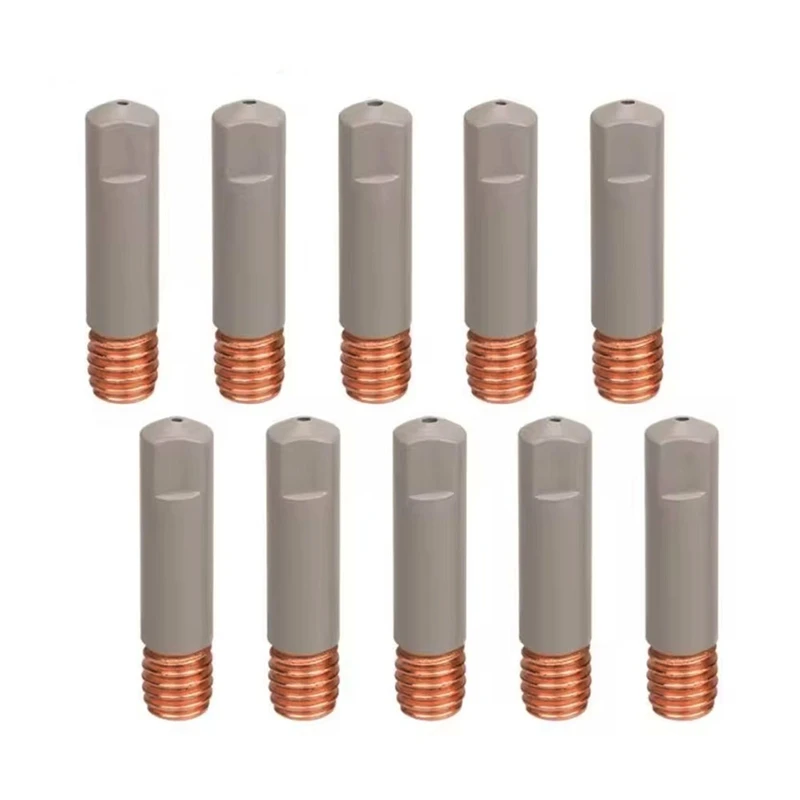 MB 15AK Welding Contact Tips Coating Protect 25Mm M6 Gas Nozzle Tip MIG Welding Torche Welding Tool Parts