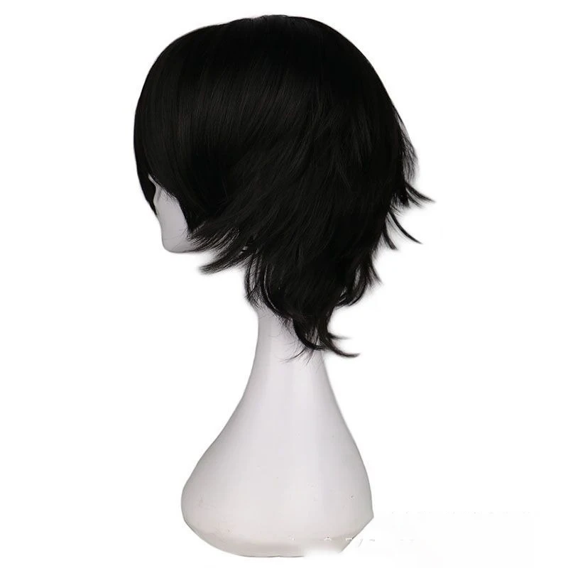 Anime Bungo chiens errants détective Cos personnage perruque Edogawa Rampo rôle couvre-chef Bar homme chapeaux retourné Simulation cheveux courts