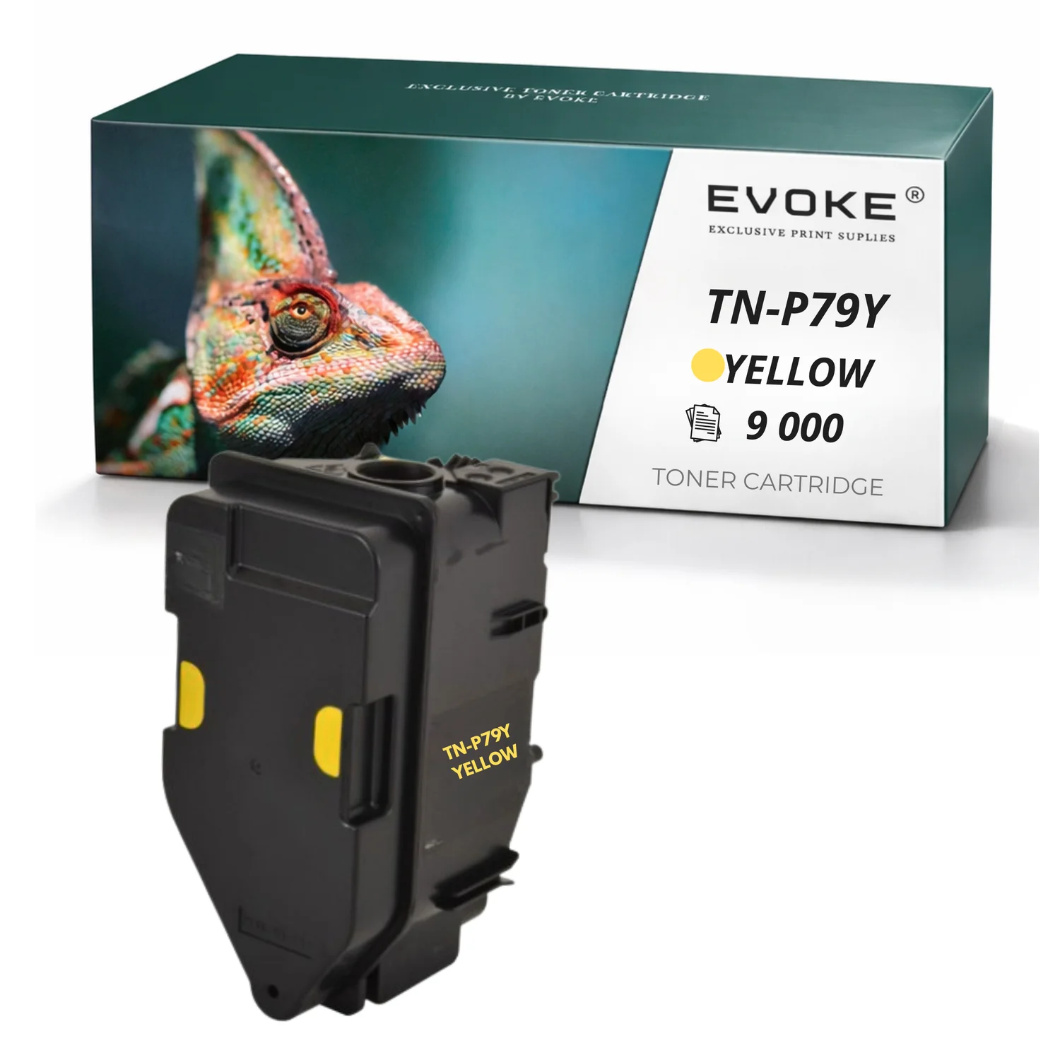 Evoke Compatibele Toner voor Konica Minolta Tnp-79Y Tnp79 Tnp79Y Tnp-79 Geel 9000 Pagina's Bizhub C3350I C4050I