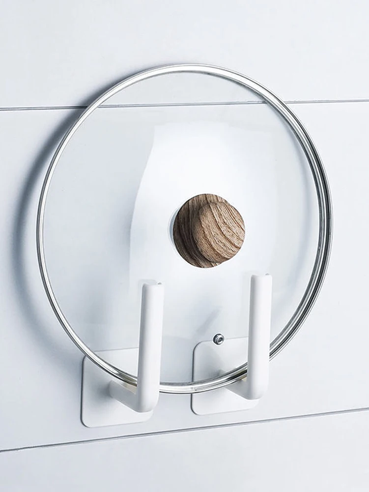 White Bathroom Storage Towel Rack Toilet Wall Hook Kitchen Home Accessories Kitchen Gadgets