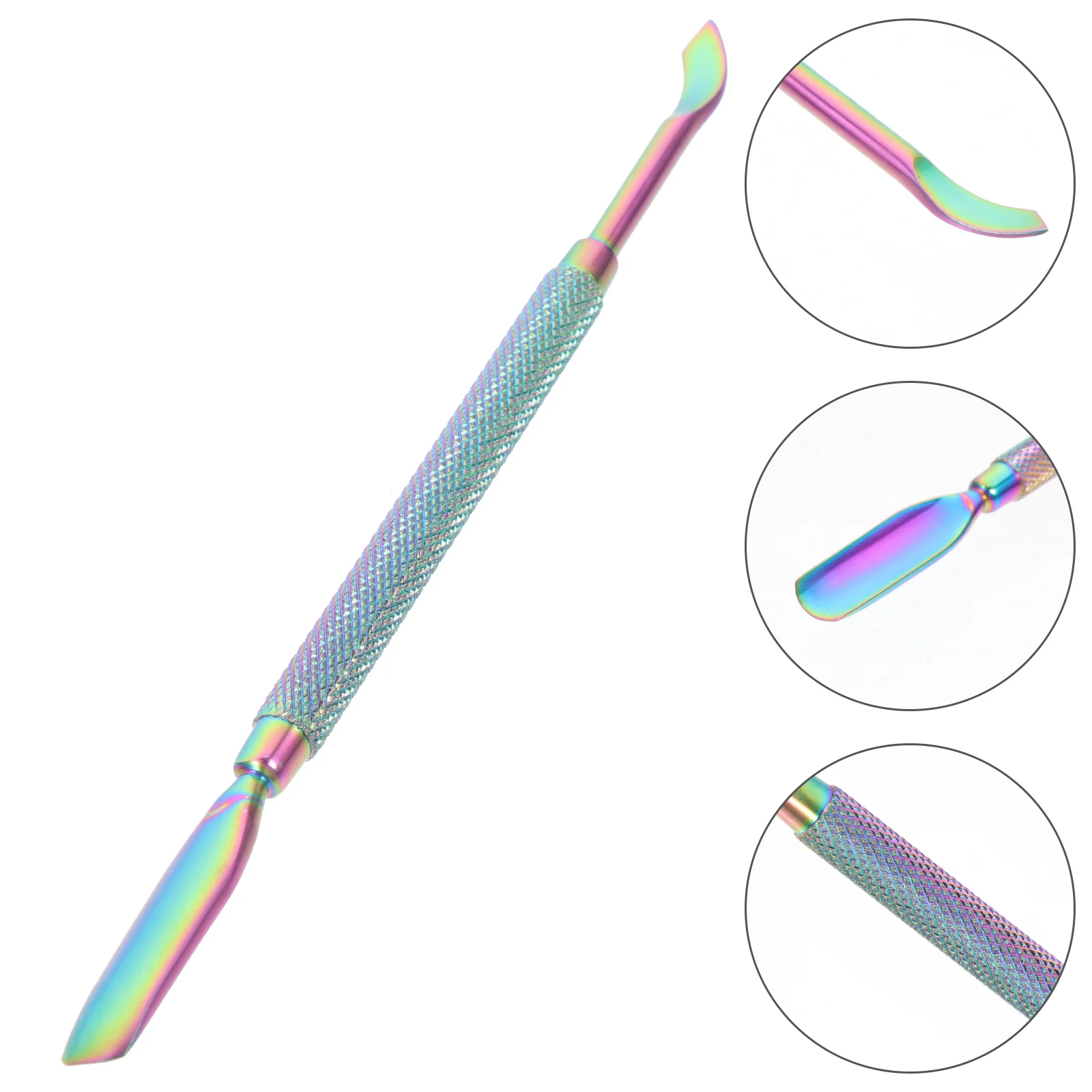 

Professional Cuticle Pusher Nail Cleaner Tool Manicure Dead Skin Remover Exfoliating Scrub Stick Ergonomic Design Washable