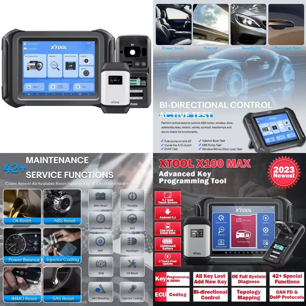 

XTOOL X100 MAX for 2026 Car Key Programmer IMMO Elite Diagnostic Tool KC501 ECU Encoding Full Bidirectional Control X100 PAD3