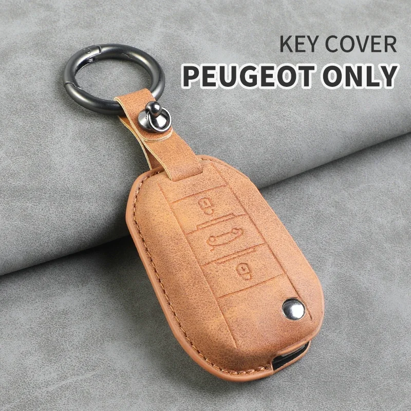 

Car Flip Key Case Cover Shell Fob For Peugeot 208 308 408 508 2008 3008 4008 5008 For Citroen C3 C4 CACTUS C6 C8 Accessories