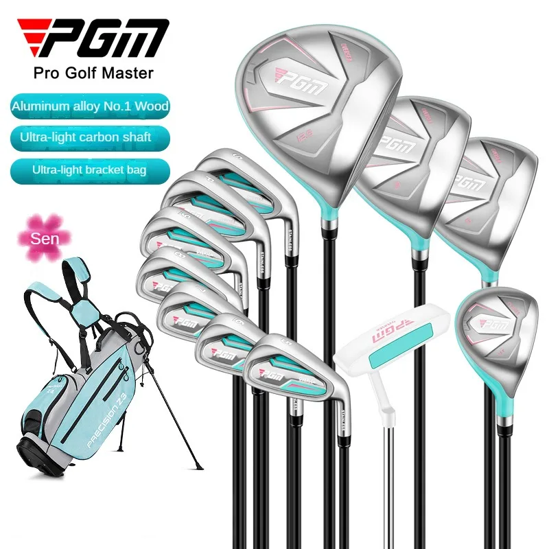 Golf Ladies Golf Club Set Complete Set of Right-hand Combination Club Set with 12 Pieces for Beginners