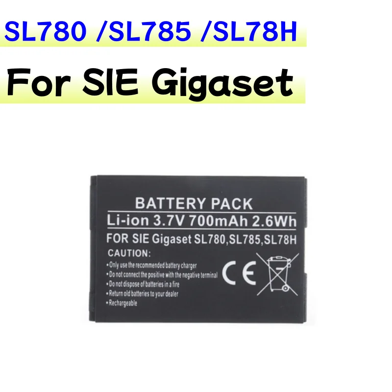 Battery 700mAh SL780 SL785 SL78H For Siemens Gigaset L400A L400H SL400 SL400H SL610H Pro SL780 SL785 SL788 SL78H X656