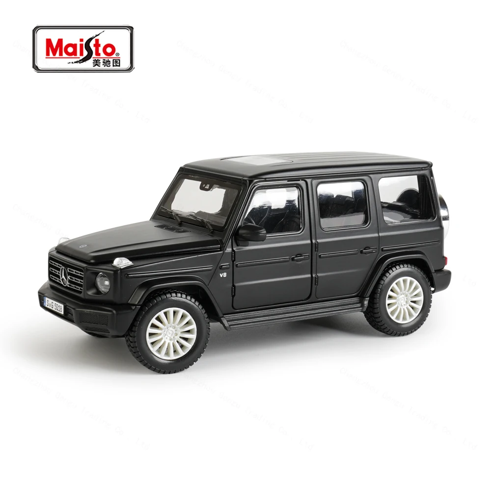 Maisto 1:24 Mercedes-Benz 2019 G-Klasse G500 Rote statische Druckgussfahrzeuge zum Sammeln, Modellauto, Spielzeug