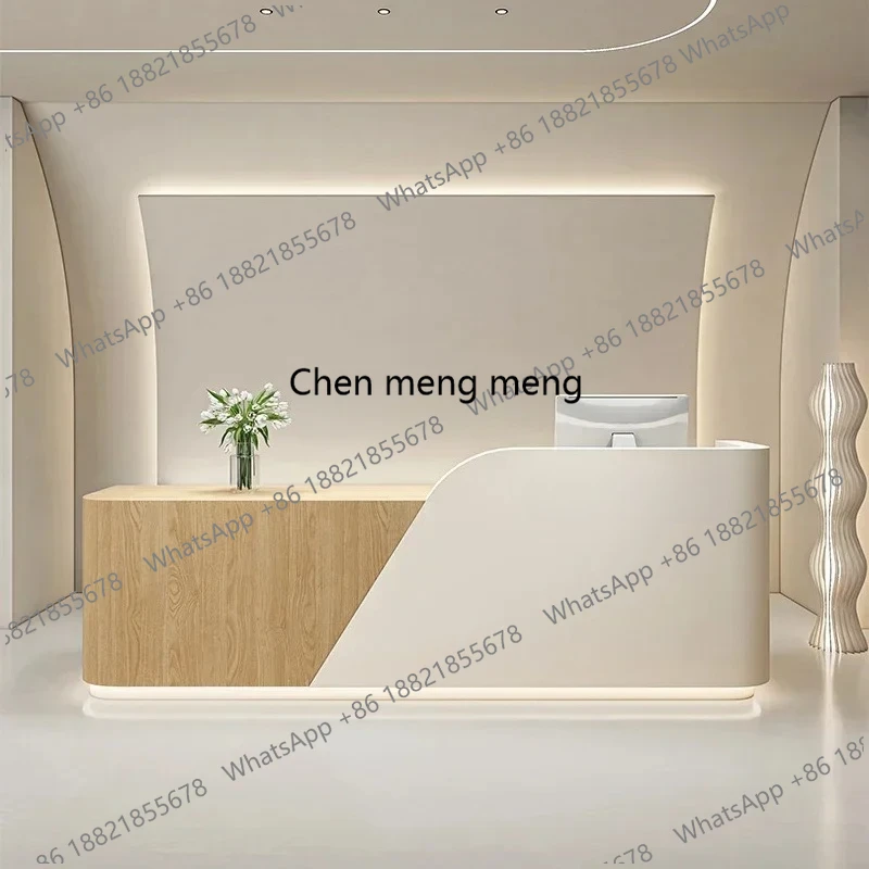 

cash register counter Reception table reception desk beauty salon church pulpit business counter beauty salon reception modern