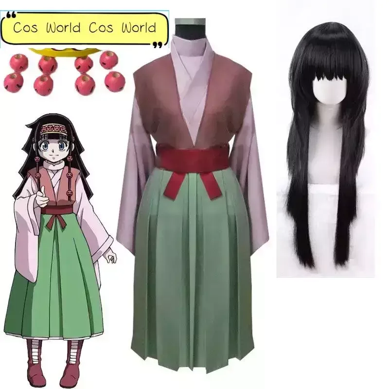 

Alluka Zoldyck косплей костюмы аниме HUNTER × HUNTER платье Хэллоуин костюмы для женщин Vestido одежда для ролевых игр костюм униформа