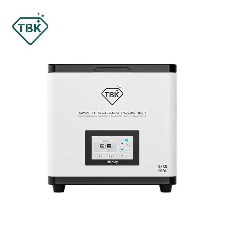 Portable Mini Desktop Screen Polishing Machine TBK-938S for Phone Glass Repair Small Footprint