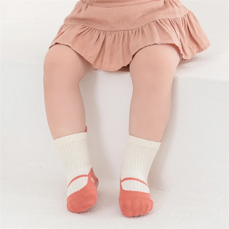 3 Paare/los kinder Socken Für Mädchen Jungen Baumwolle Weiche Kleinkind Boden Hause Socken Für Baby Elegante Mode Kinder Socke anti-slip Neue – Detail 5
