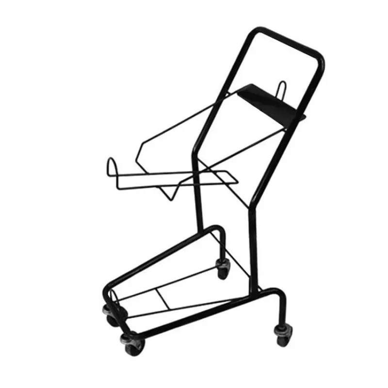

Supermarket shopping cart, shopping mall hand push, double layer, household, stall car
