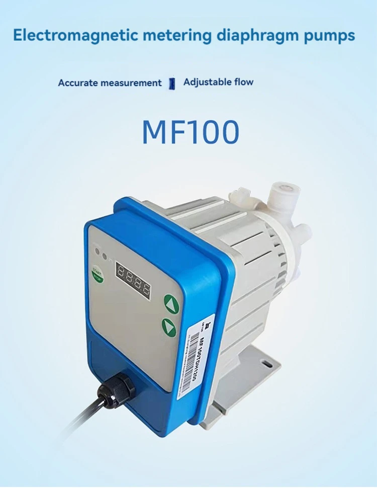 Imagem -04 - Bomba Dosadora Automática de Diafragma Mini Ácido Químico Cloro Bomba Doseadora Bomba de Dosagem Quantitativa Eletromagnética