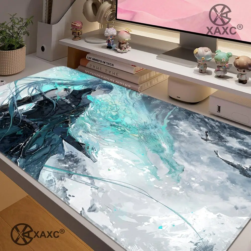 

Wuthering Waves XAXC Mouse Pad large keyboard mouse desk pad non-slip rubber gaming mouse pad laptop mouse carpet