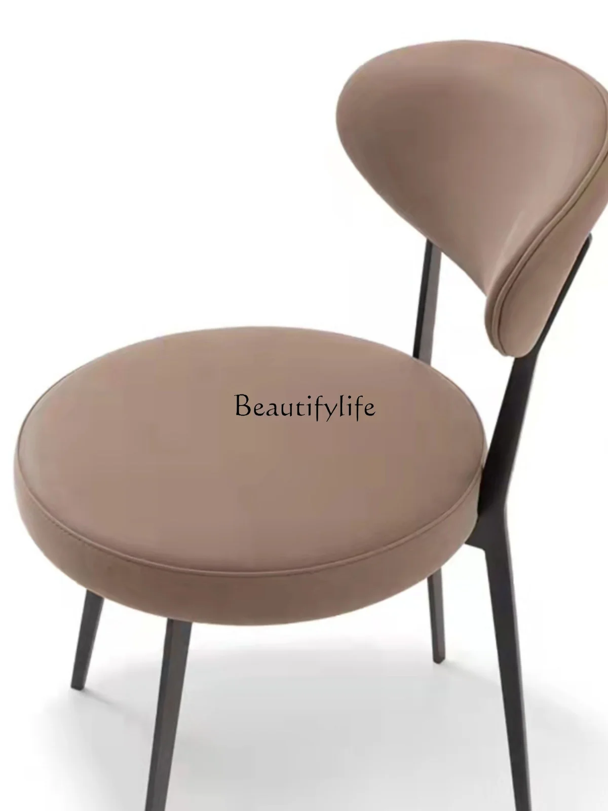 Modern Minimalist Creative Designer Soft Bag Backrest Negotiation Cosmetic Chair