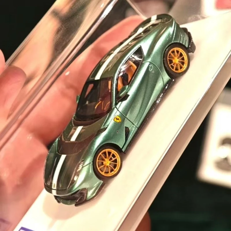 TOC Fuleme 1/64 812C Eisgrün Legierung Kraftfahrzeug Diecast Modelle Auto Spielzeug Sammlung Jungen Weihnachtsgeschenke