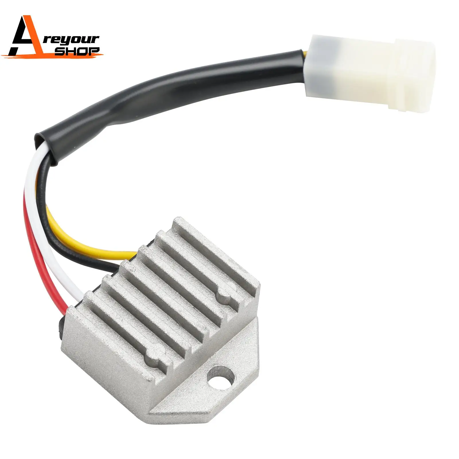 4-Pin Voltage Regulator Rectifier for Yamaha Breeze 125 YFA1 1989 - 1996