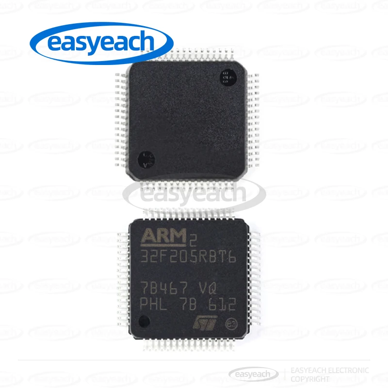 STM32F205RBT6 LQFP-64 ARM Cortex-M3 STMicroelectronics 32 بت متحكم MCU متحكم صغير #5