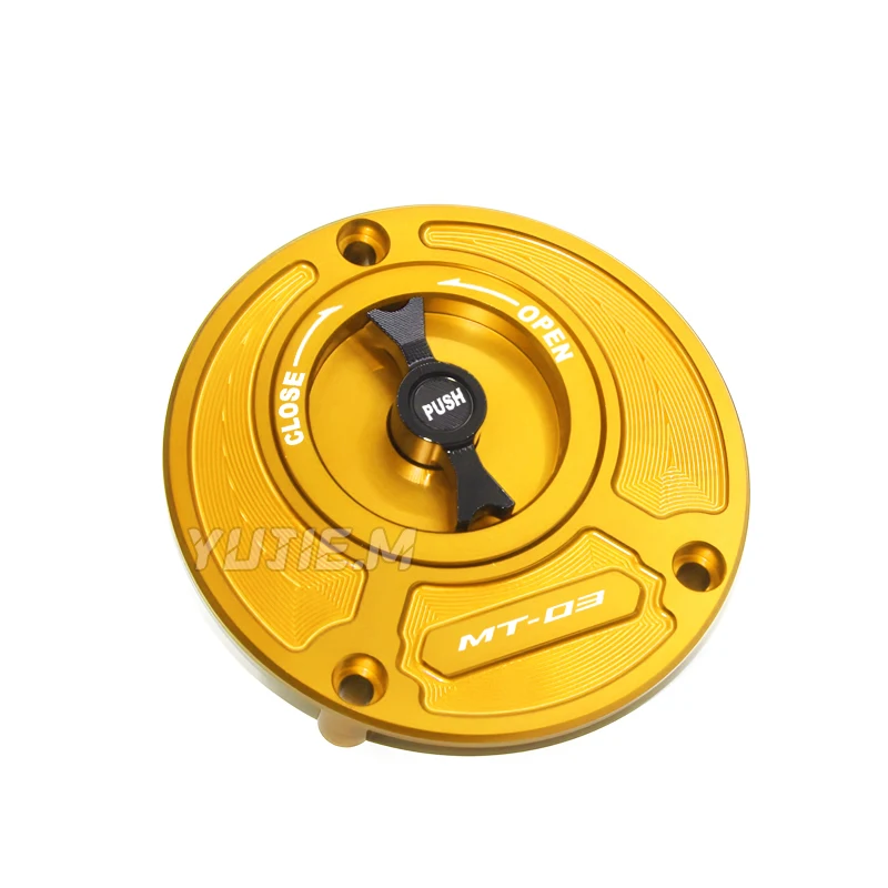 For MT-03 2014 2015 2016 2017 2018 2019 2020 2021 2022 2023 2024 2025 2024 2025 2026 Keyless Motorcycle Fuel Gas Tank cap Cover