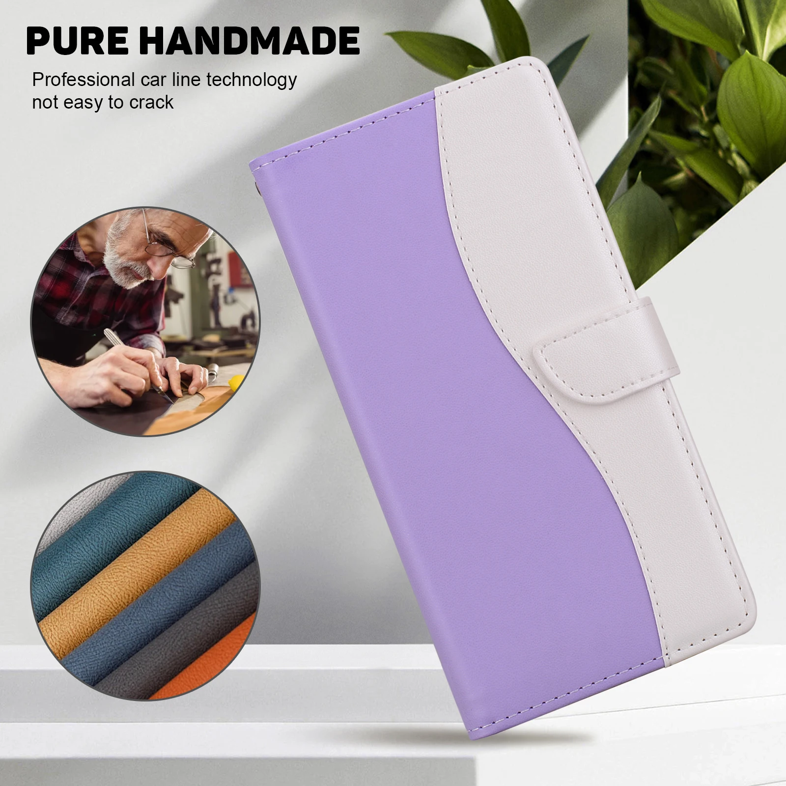 المغناطيسي فليب أغطية جلد المحفظة الحال بالنسبة لسامسونج غالاكسي S25 S24 S23 S22 S21 S20 S10e S9 S8 حافة زائد الترا FE 4G/5G #3