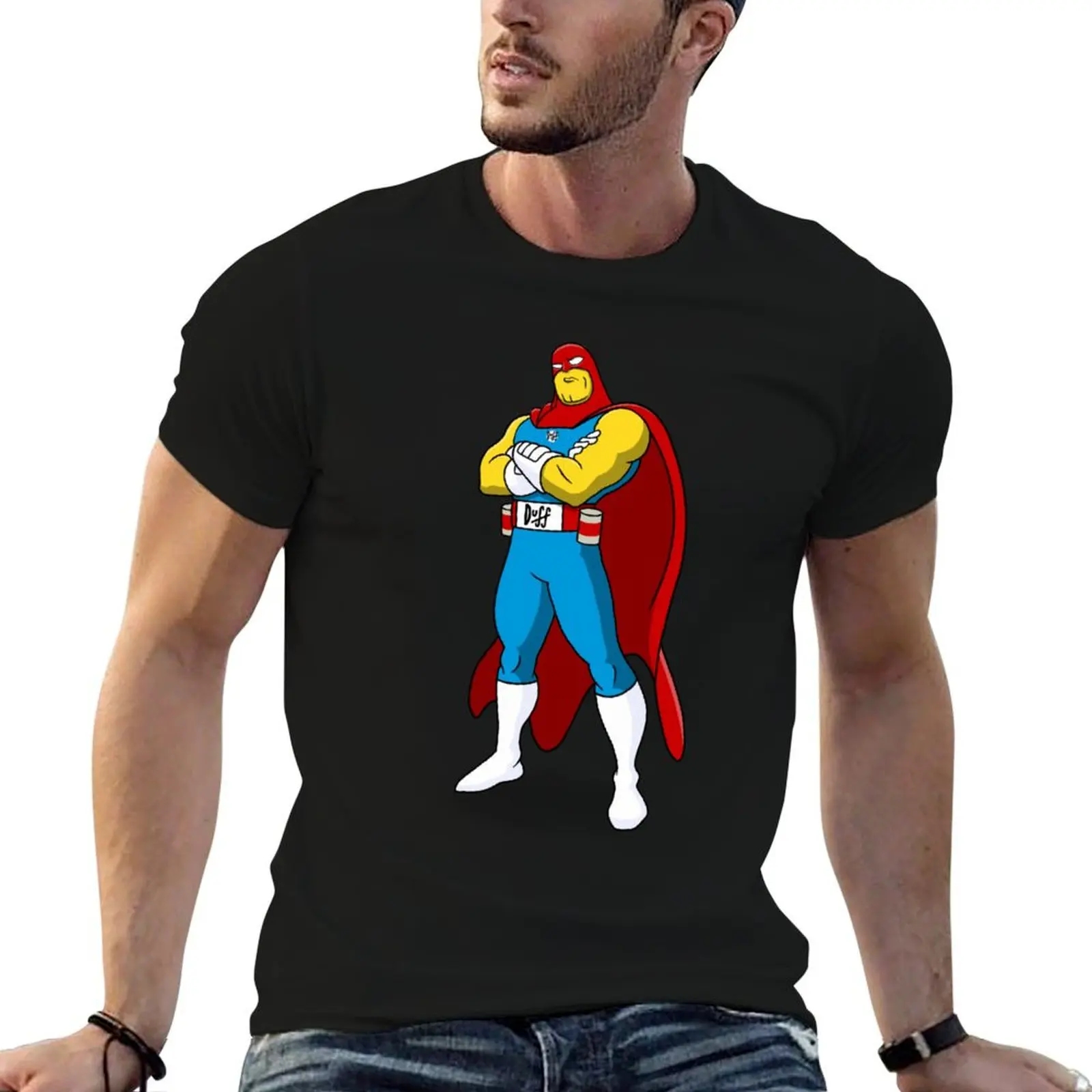 

man graphic t for man Duff vintage shirt t shirts Space T-Shirt casual
