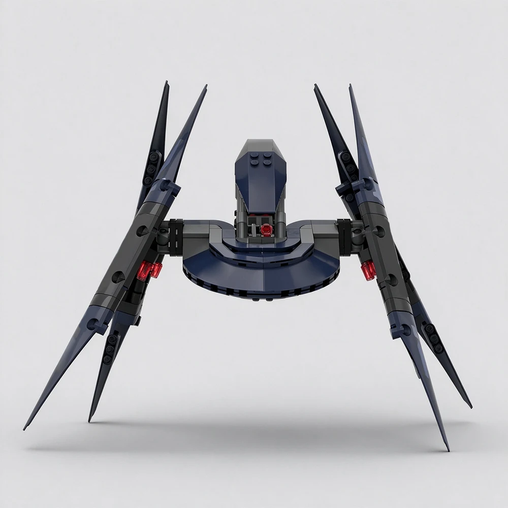 New MOC Space Series Self-Propelled Combat Robot Model Building Blocks DIY Modular Fighter Assembly Toy Adult Collectible Gift