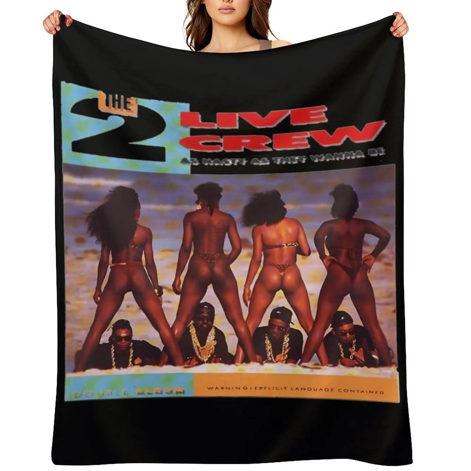 

2 Live Crew Throw Blanket Heavy Thermals For Travel Blankets For Bed Vintage Blankets