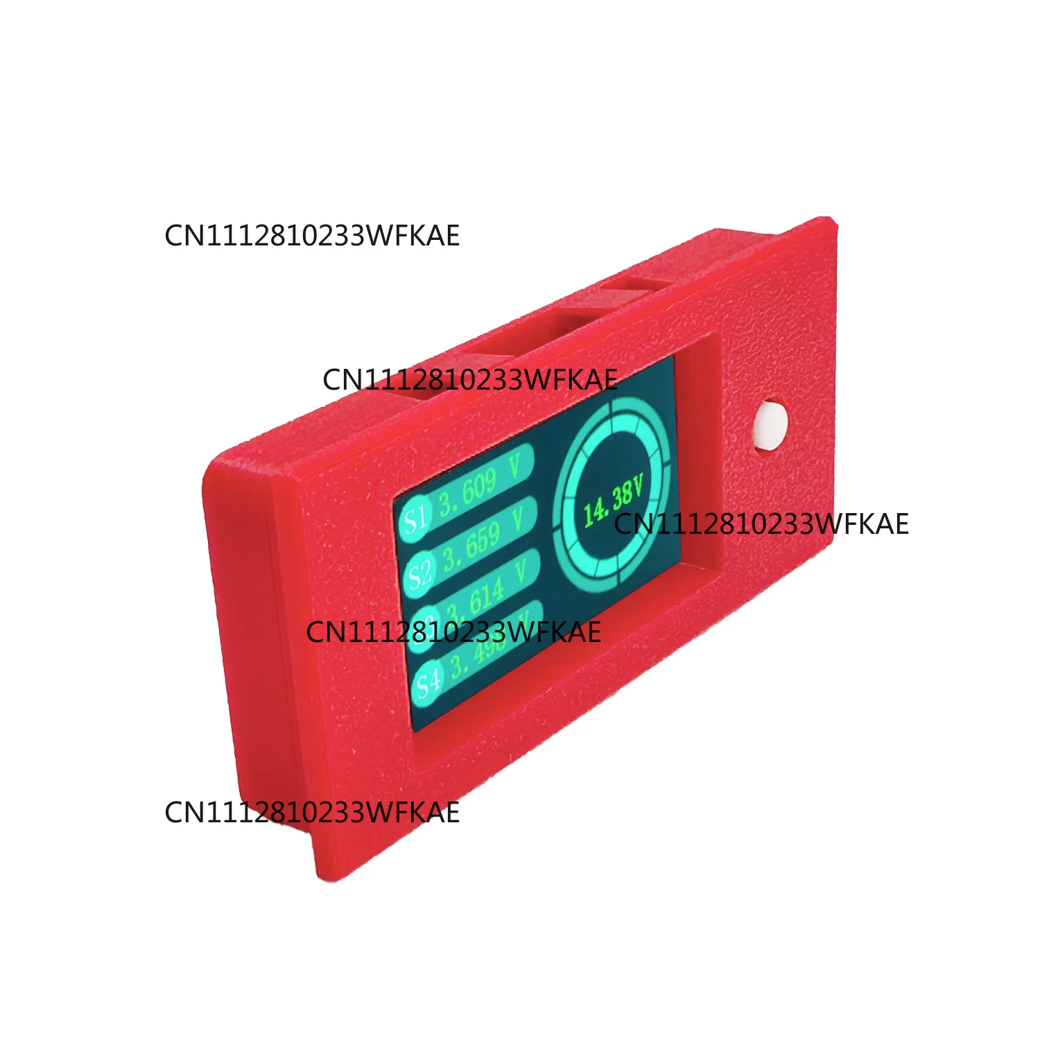 4S Voltage Collection Display Screen with Protective Case 6s 8s Voltage Tester 24s for Lifepo4 /Lipo/LTO Battery BMS/Balancer