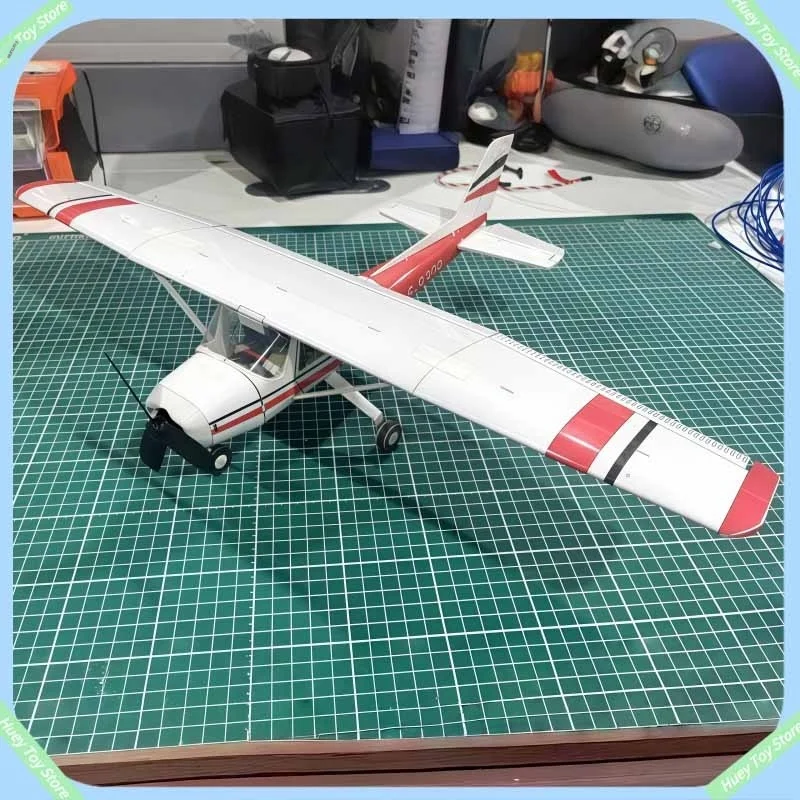 طائرة صغيرة Rc سيسنا 182 لتقوم بها بنفسك تجميع نموذج طائرة التحكم عن بعد سطح المكتب الديكور لتقوم بها بنفسك صورة الجناح الثابت آلة حقيقية