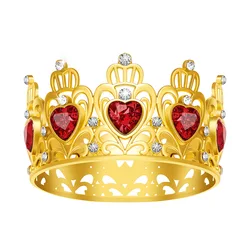 Crystal Vintage Children Girls European Tiara Small Round Crowns Cake Decoration Ornaments Crown Tiara Diadems Hair Accessories