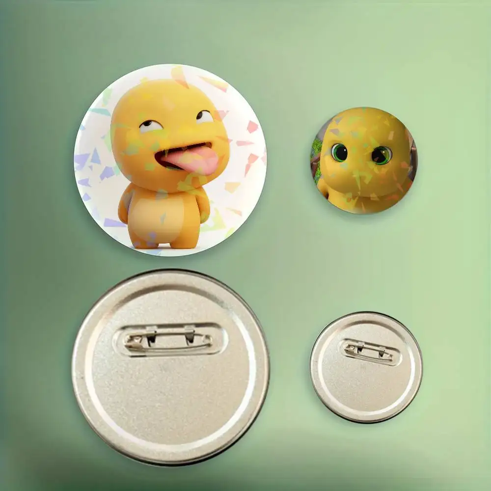 لطيف Nailong جولة رائعة شارة الليزر دبابيس دبابيس الإبداعية للملابس قبعة ظهره هدية الملحقات