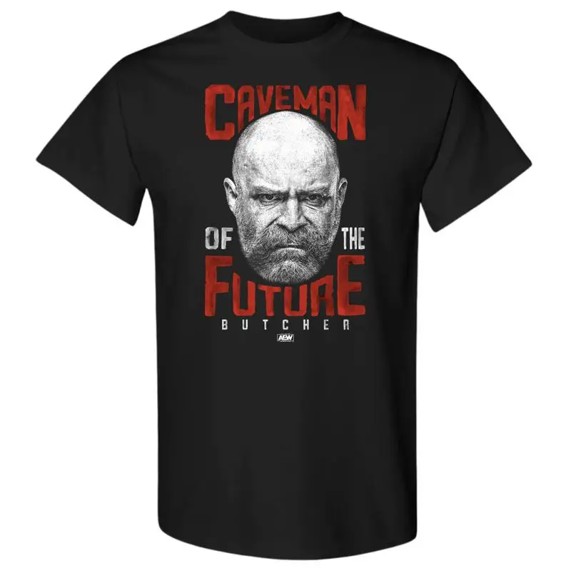 

Официальная футболка THE BUTCHER CAVEMAN OF FUTURE AEW