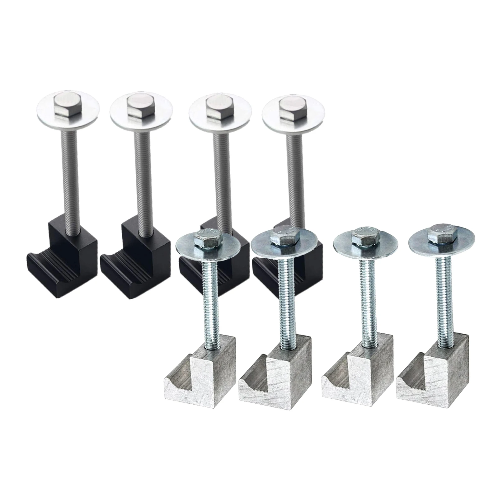 4Pcs Truck Tool Box Mounting Aluminum Tie Downs Crossover Pickup Truck Universal Fitment Easy Installation