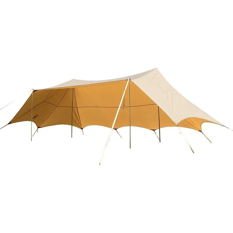 

Canopy source factory Outdoor shading hexagonal canopy tent, thickened large camp canopy
