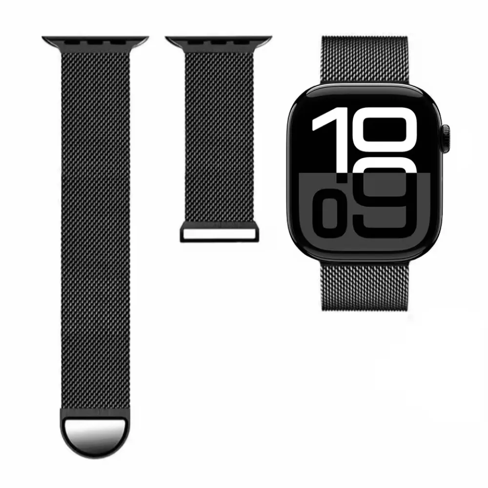 حزام معدني ميلانو مغناطيسي لساعة أبل الترا 3-1 49 مللي متر 10/11 46/42 مللي متر 9 8 7 45/41 مللي متر شريط مريح لساعة iWatch 6 5 4 SE/3