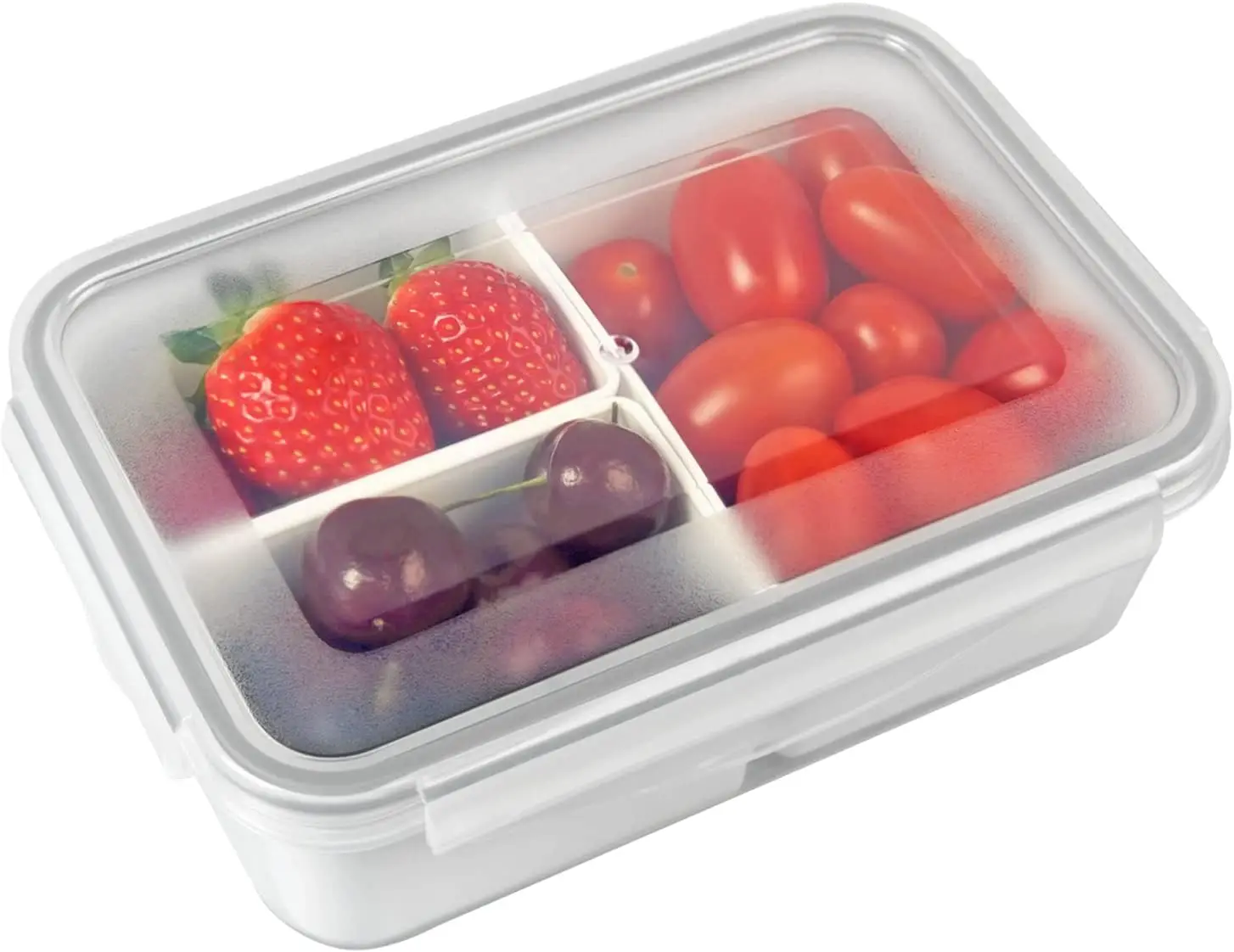 Meal Prep Container with 3 Removable Compartments, BPA Free, 4.64 Cup (1100ml)
