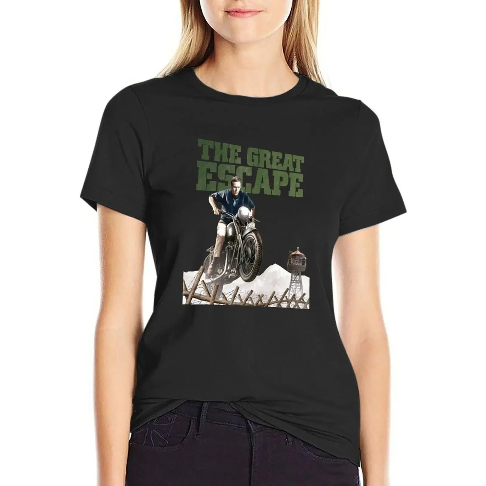 

great escape T-Shirt cute tops quick drying lady clothes tops new edition t shirts for Women