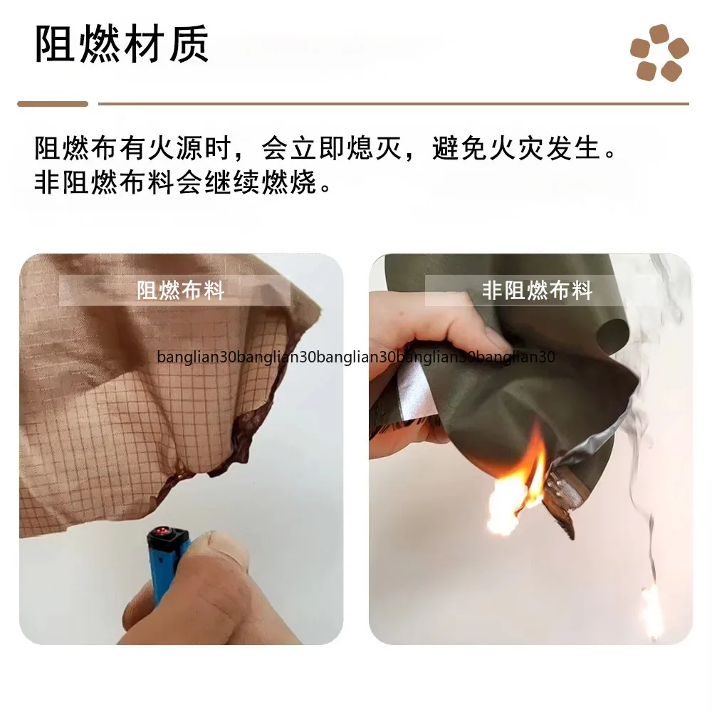 Winter Camping Tent Outdoor Folding Portable Sunscreen Rain-proof Flame-retardant Large Space Tunnel Tent with Rear Room