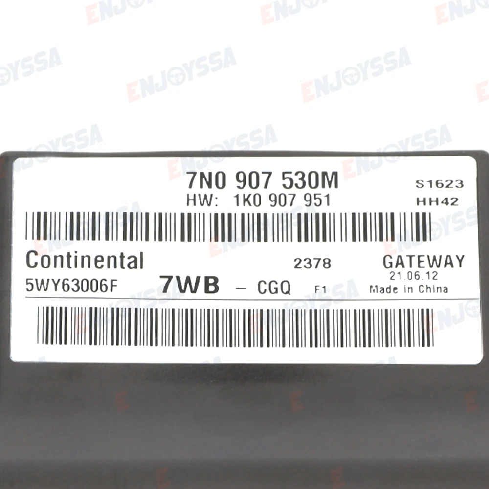 7N0907530M PQ Canbus Gateway Control Unit Module 7N0 907 530M For VW For SKODA For AUDI