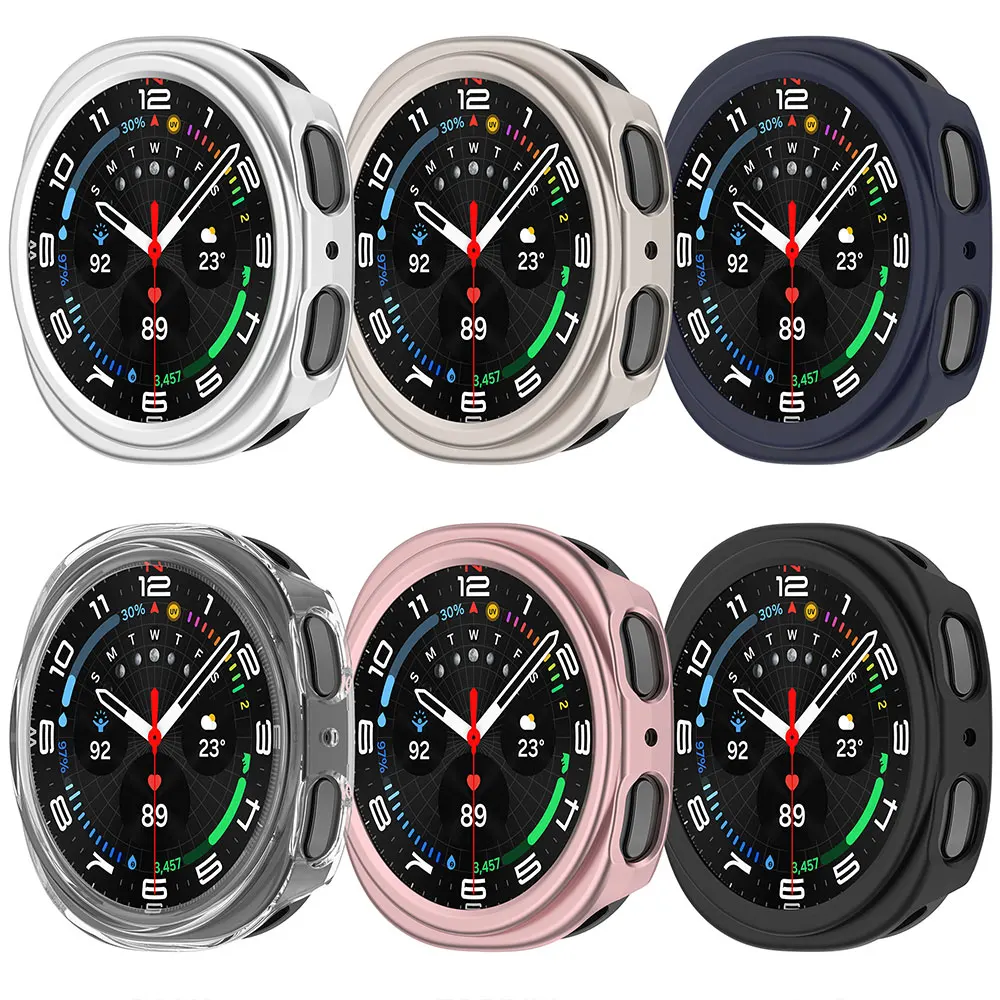 PC Case for Samsung Galaxy Watch8 40mm 44mm Matte Cover Protective Hollow Bumper Shell for Galaxy Watch 8 Smartwatch Accessories