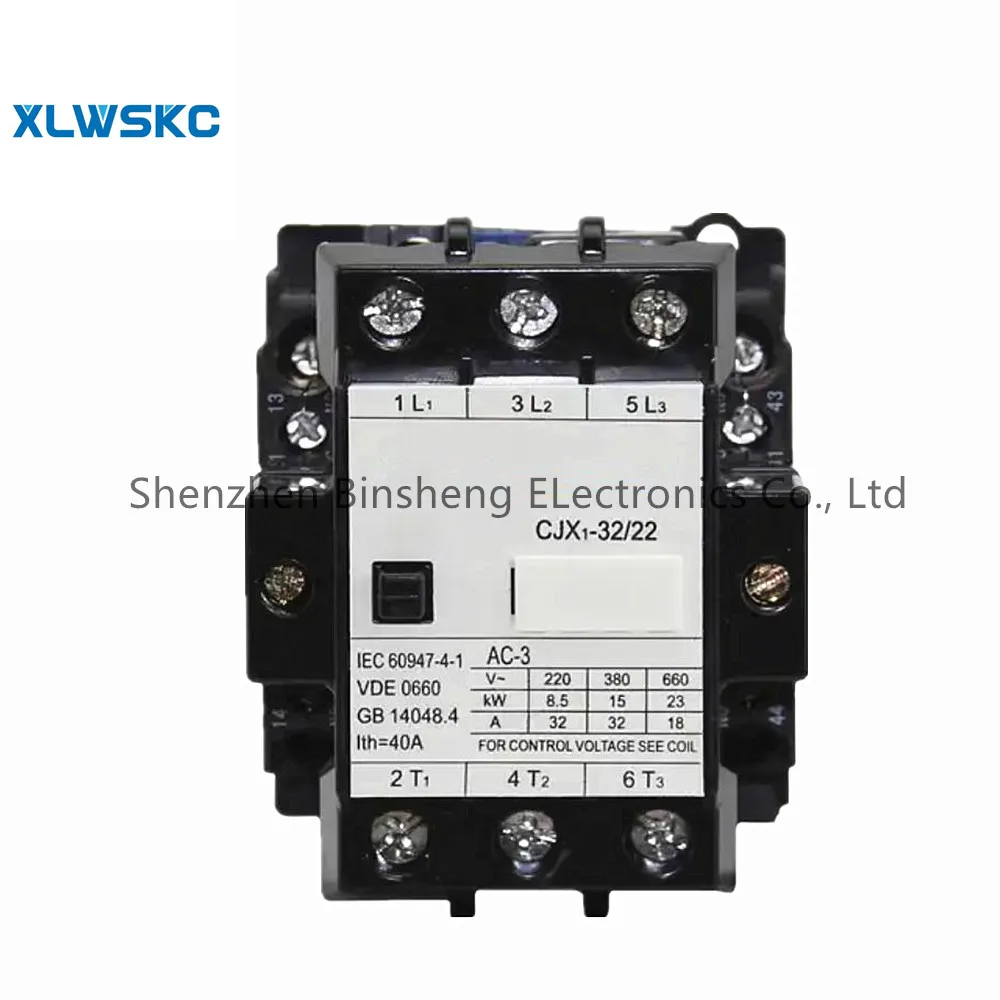 100% brand new original contactor CJX1-32/22 AC  AC24V AC36V AC220V AC380V AC110V