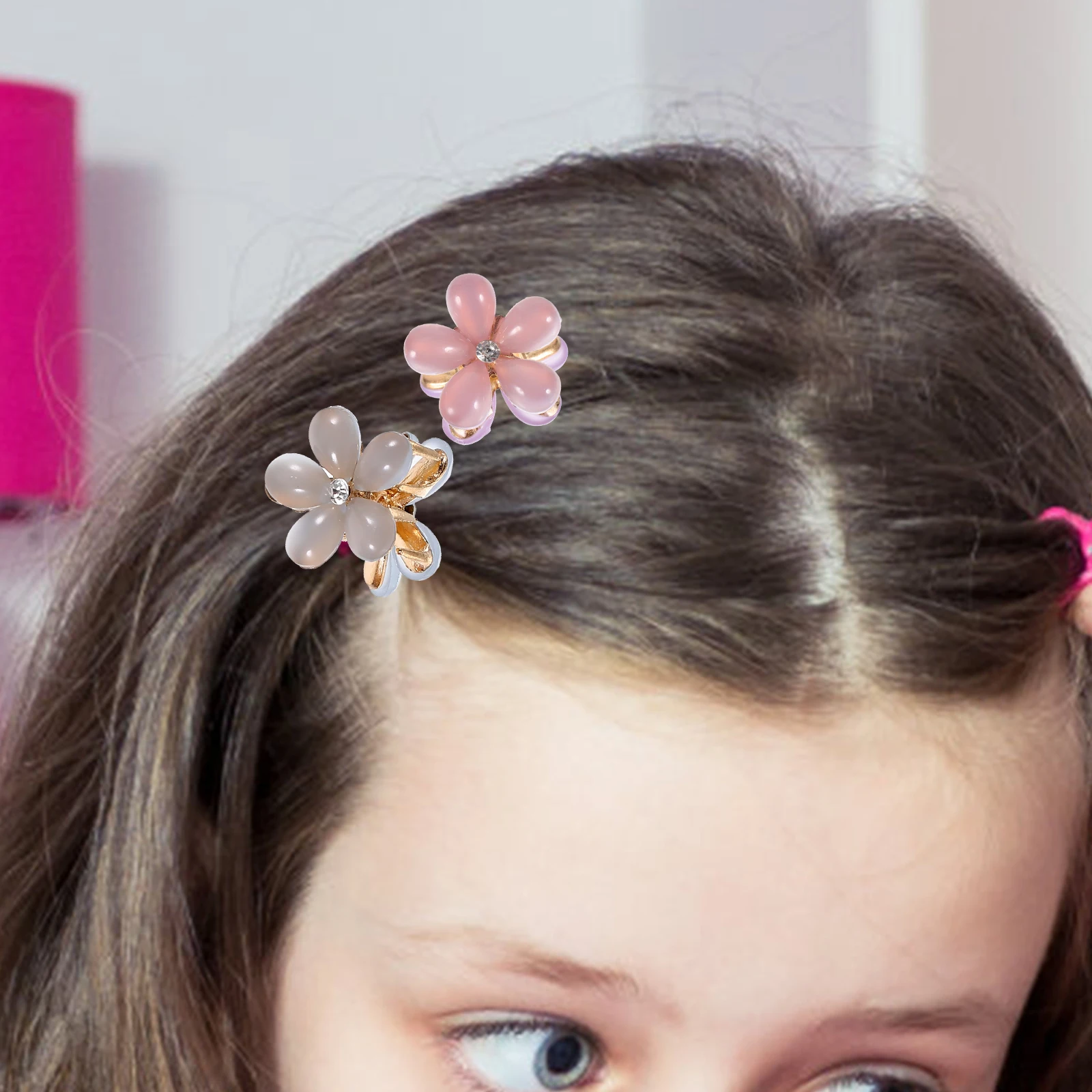 

20 Pcs Mini Spring Claw Barrettes Colorful Kids Accessories Girls Girls Little Girl Hair Clips Hair Clips Hairpins